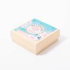 Mini box of Miami Wave marbles in peach pink turquoise clear from Biulles & Co